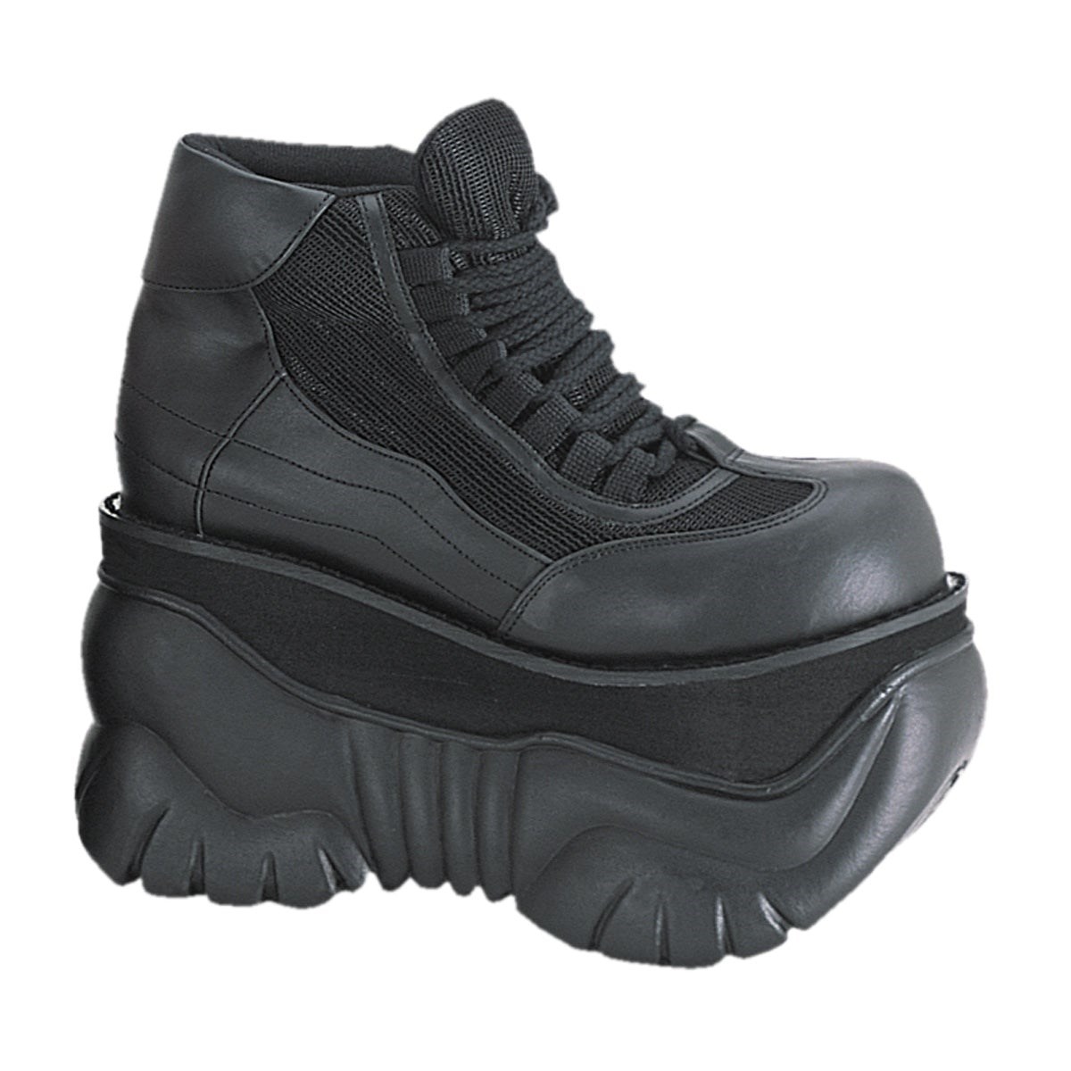 Demonia Boxer-01 Vegan Bőr Férfi Sneakers Fekete | IEZL-Ⅳ