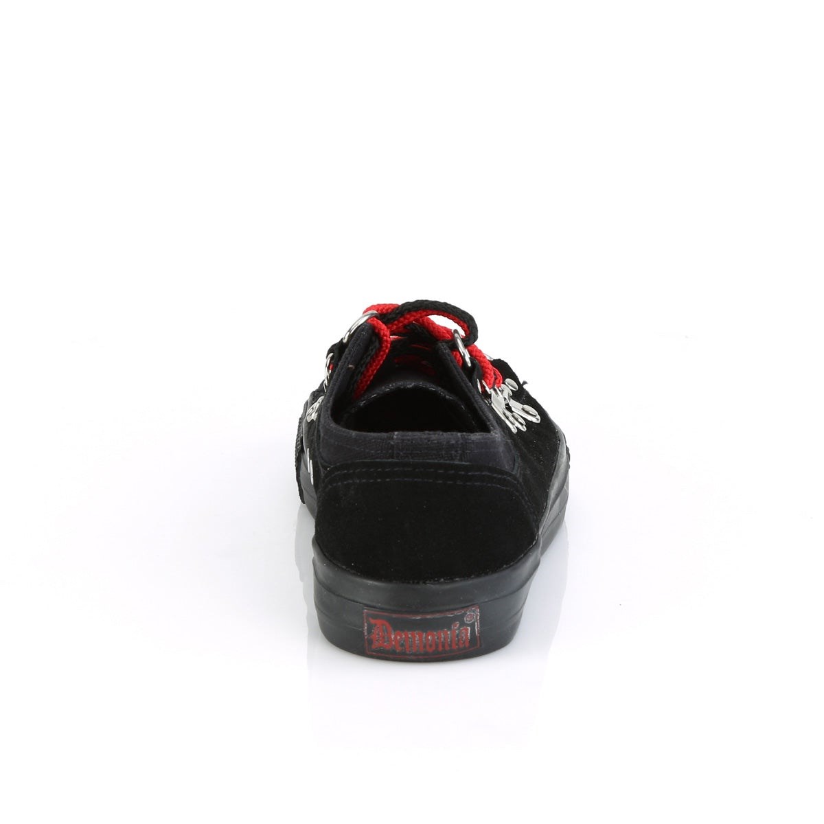 Demonia Deviant-05 Vászon-Velúr Női Sneakers Fekete | QHJL-Ⅲ