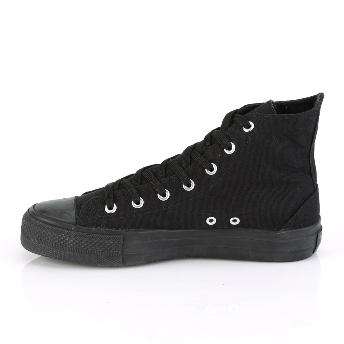 Demonia Deviant-101 Vászon Férfi Sneakers Fekete | AGJE-Ⅻ