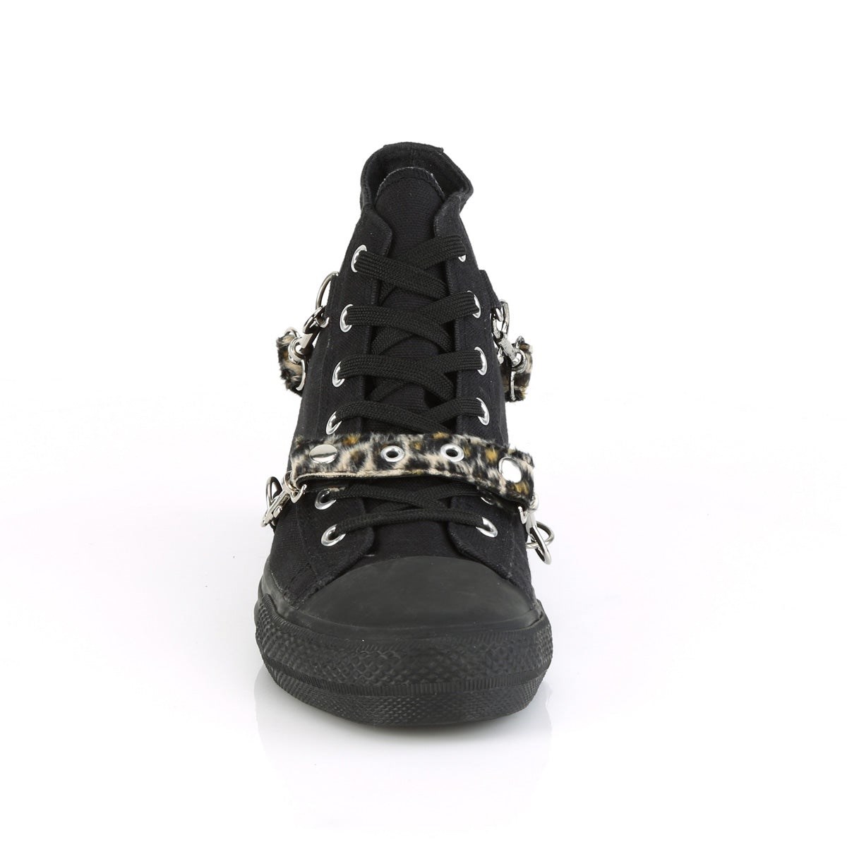 Demonia Deviant-107 Vászon Férfi Sneakers Fekete | MBJC-Ⅲ