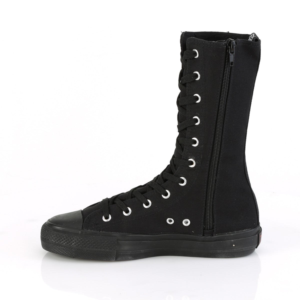 Demonia Deviant-201 Vászon Női Sneakers Fekete | KCIF-Ⅷ