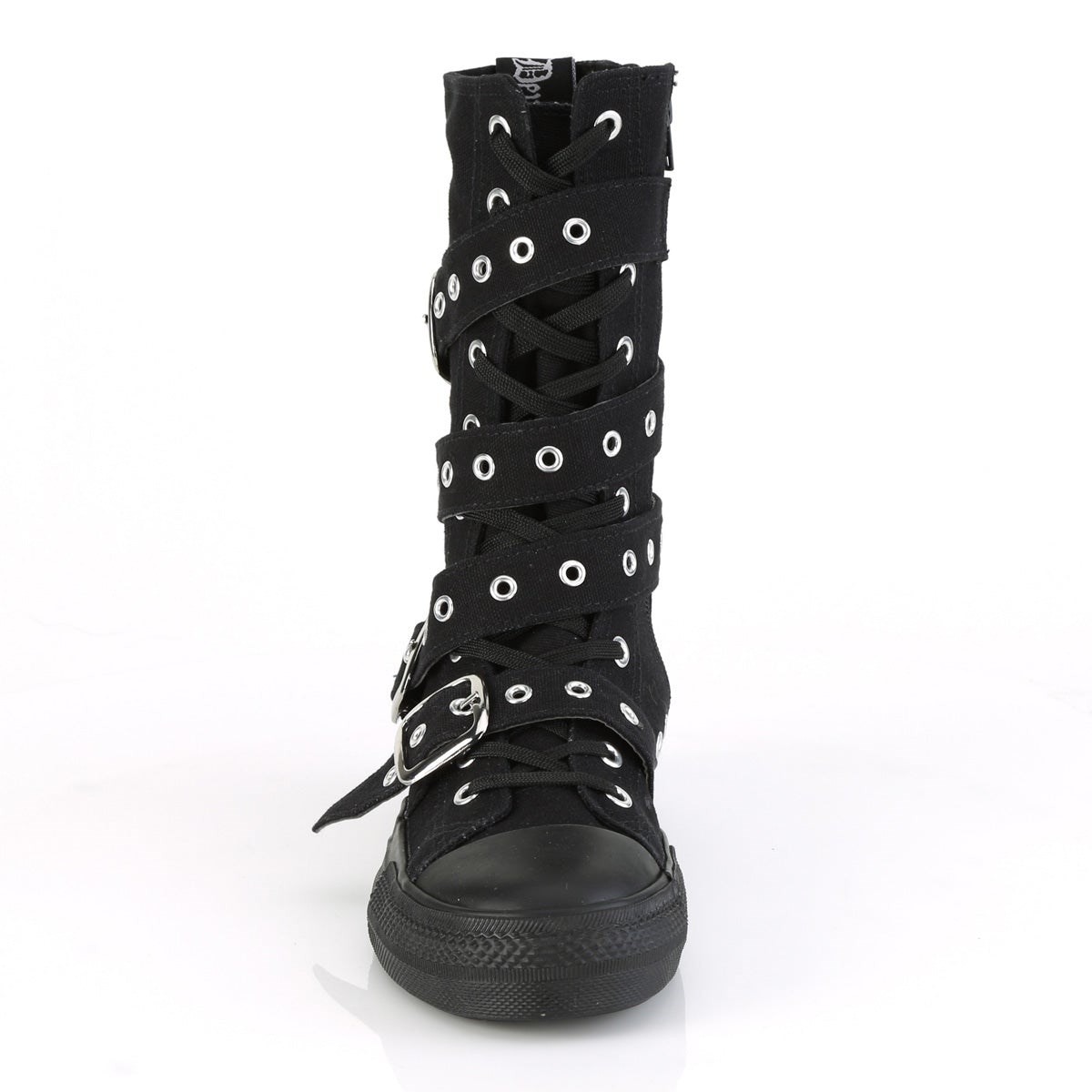 Demonia Deviant-204 Vászon Férfi Sneakers Fekete | IAJS-Ⅸ