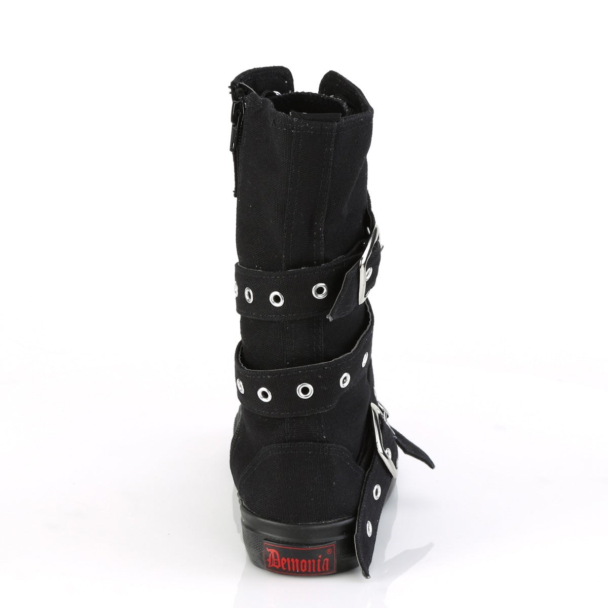 Demonia Deviant-204 Vászon Férfi Sneakers Fekete | IAJS-Ⅸ