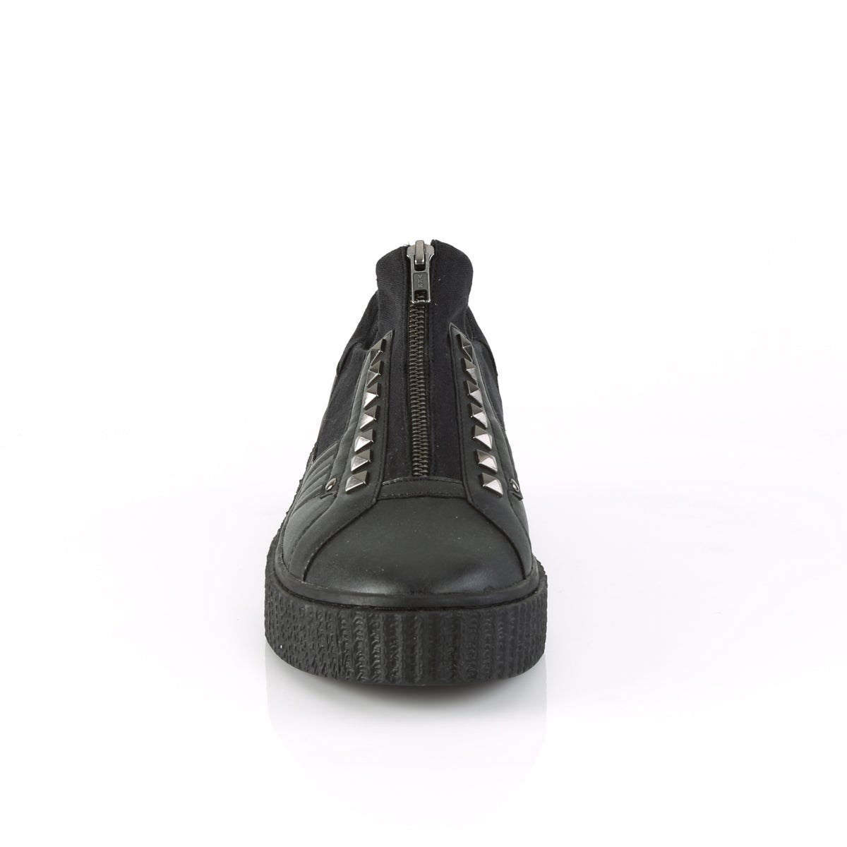 Demonia Sneeker-125 Faux Bőr Férfi Sneakers Fekete | RIAW-Ⅲ